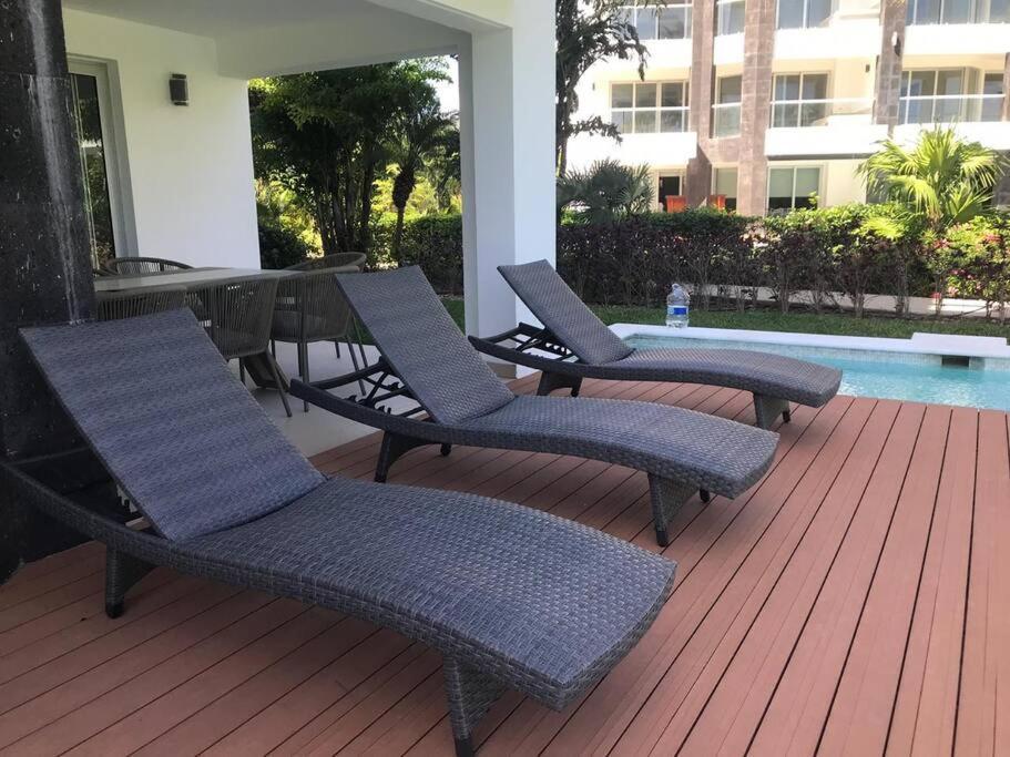 Condo/ Depa - Marea Azul - Плая дел Кармен Екстериор снимка